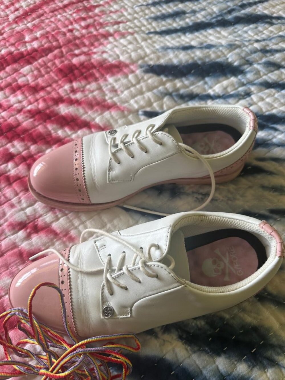 G/FORE Women’s Gold Golf Shoes – Size 7 – Stylish & Premium Comfort